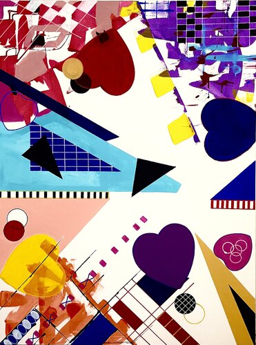 Linear Composition di Vincenz Artworks, Pittura in vendita su Singulart