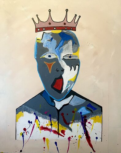 Attitude Check van Vincenz Artworks, Schilderij te koop op Singulart