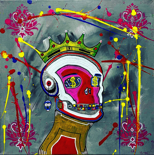 Skull Prince von Vincenz Artworks, Malerei kaufen auf Singulart