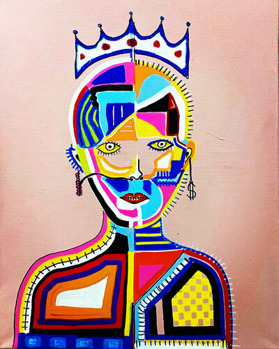 Victorian Princess van Vincenz Artworks, Schilderij te koop op Singulart