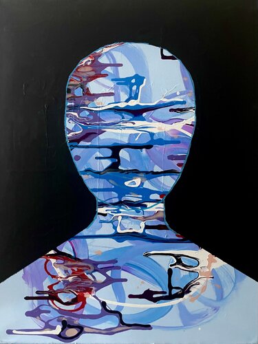 Silhouette Dream van Vincenz Artworks, Schilderij te koop op Singulart