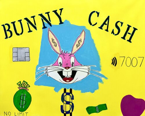 Bunny Cash van Vincenz Artworks, Schilderij te koop op Singulart