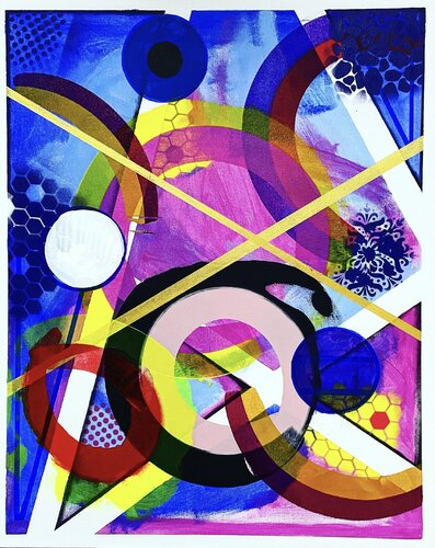 Our Universe di Vincenz Artworks, Pittura in vendita su Singulart