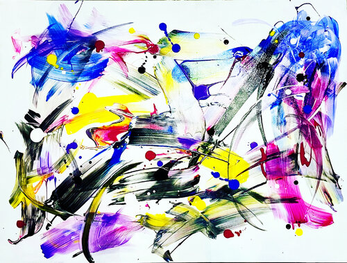 Color Flick van Vincenz Artworks, Schilderij te koop op Singulart