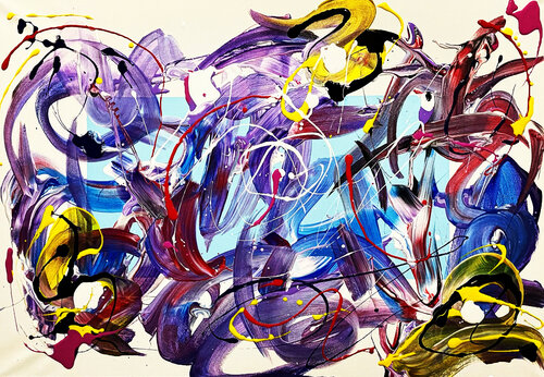 Interstellar van Vincenz Artworks, Schilderij te koop op Singulart