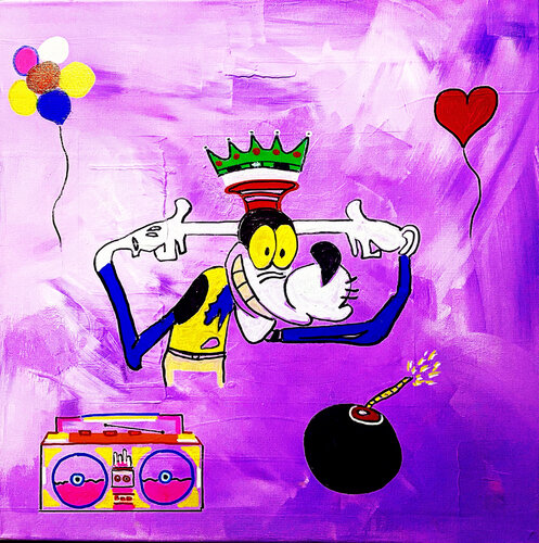 Birthday Blast van Vincenz Artworks, Schilderij te koop op Singulart