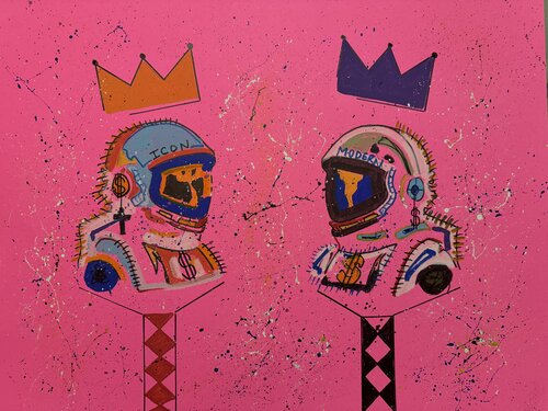 Neon Modern Icons van Vincenz Artworks, Schilderij te koop op Singulart