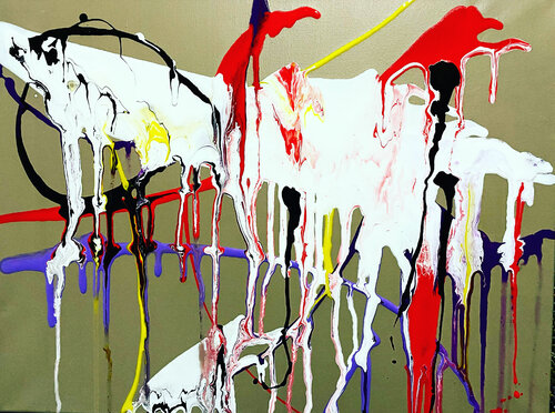 Drippy di Vincenz Artworks, Pittura in vendita su Singulart
