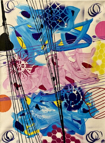 Galactic Interlude van Vincenz Artworks, Schilderij te koop op Singulart