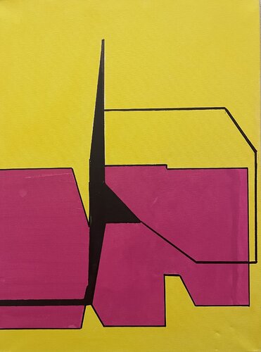 Linear Minimalism van Vincenz Artworks, Schilderij te koop op Singulart
