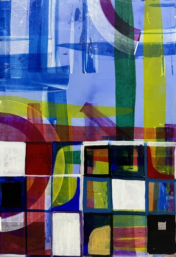 Gridlock van Vincenz Artworks, Schilderij te koop op Singulart