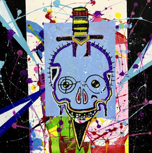 Sharp Skull by Vincenz Artworks, Painting for Sale on Singulart