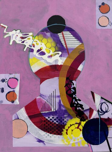 Magical Magenta von Vincenz Artworks, Malerei kaufen auf Singulart