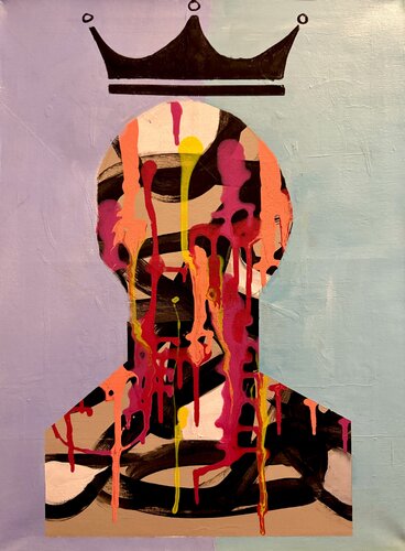 Drip Prince van Vincenz Artworks, Schilderij te koop op Singulart
