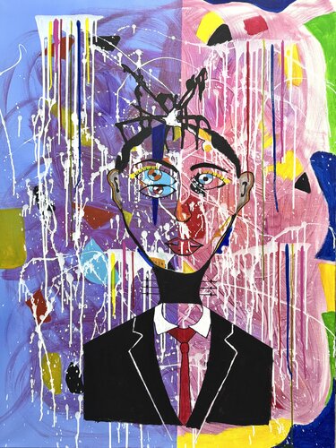 Ghost In The Drips von Vincenz Artworks, Malerei kaufen auf Singulart