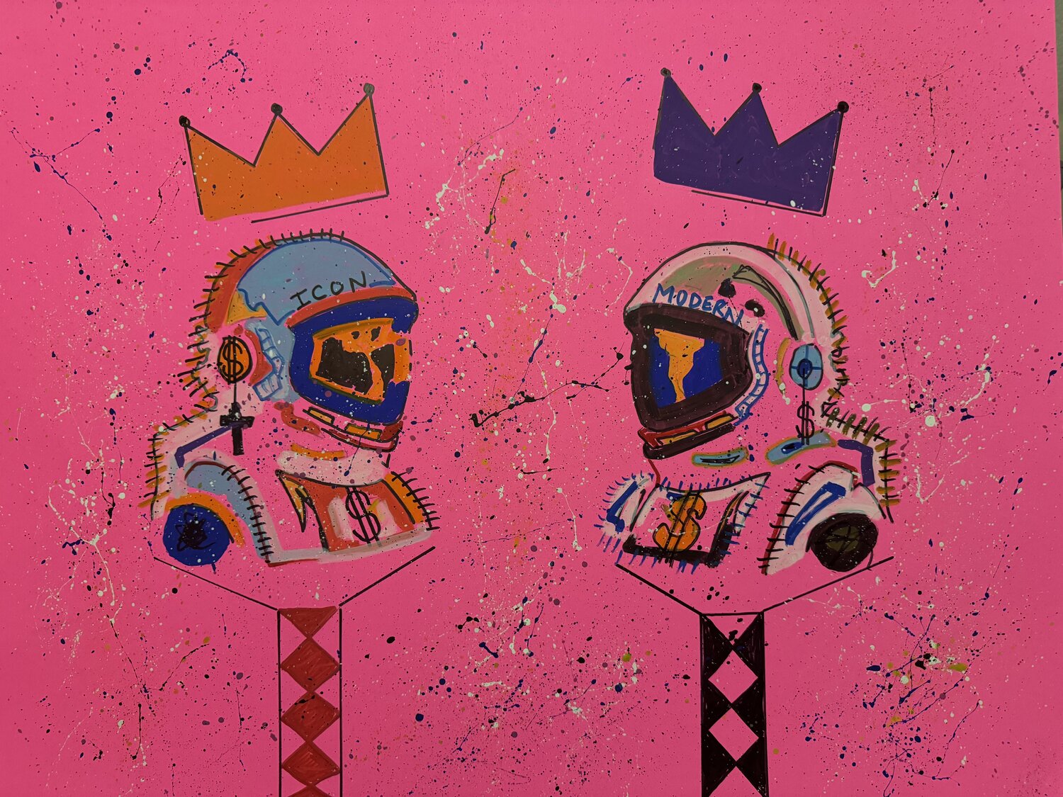 Neon Modern Icons Vincenz Artworks