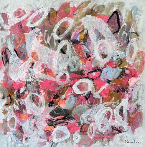 pink symphonie di Christian Schmid, Pittura in vendita su Singulart