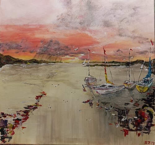 Vakaras... van Robertas Zabitis, Schilderij te koop op Singulart