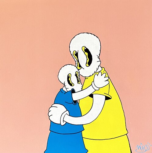 L’étreinte van WRD, Schilderij te koop op Singulart