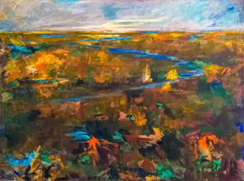 Everglades van Renate Pfrommer, Schilderij te koop op Singulart