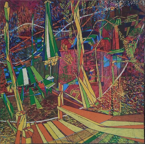 TERRAZA di Raúl Antonio Besoain, Pittura in vendita su Singulart