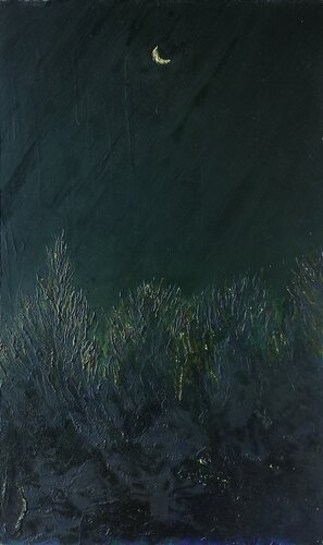 OLIVA NOCTURNO by Raúl Antonio Besoain, Painting for Sale on Singulart