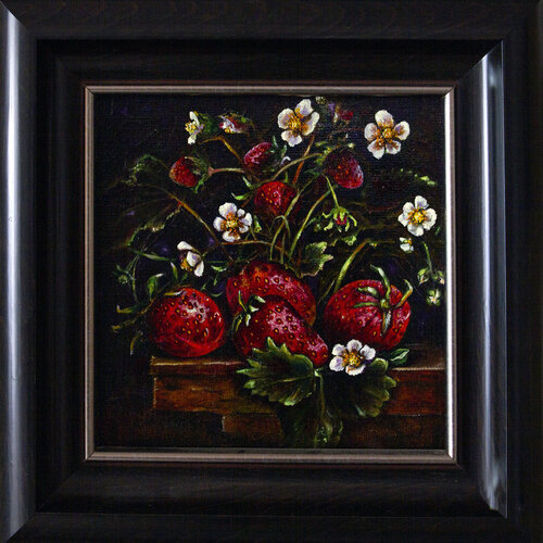 Portrait of a strawberry bush von Inga Loginova, Malerei kaufen auf Singulart