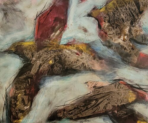 Sturmvögel II di Bettina Zedlitz, Pittura in vendita su Singulart