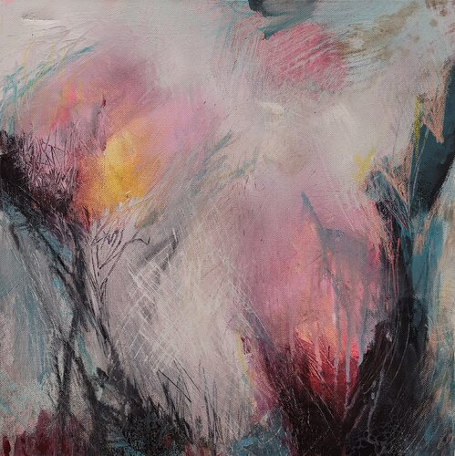 Winterglühen III van Bettina Zedlitz, Schilderij te koop op Singulart