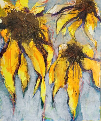 flora:juli van Bettina Zedlitz, Schilderij te koop op Singulart