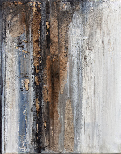 Zwischen Rost und Regen van Birgit Urlbauer, Schilderij te koop op Singulart