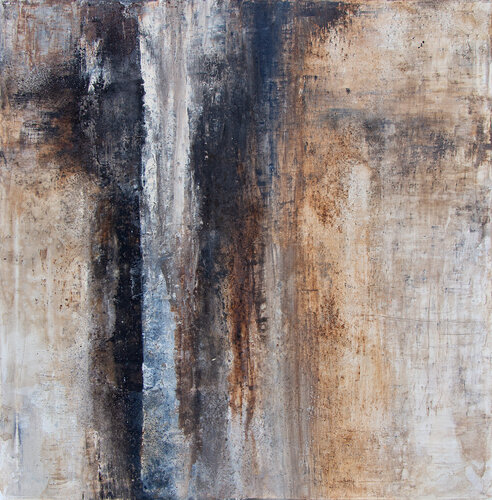 Zwischen Dämmerung und Staub van Birgit Urlbauer, Schilderij te koop op Singulart