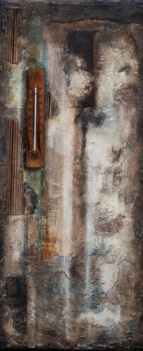 Das alte Thermometer van Birgit Urlbauer, Schilderij te koop op Singulart