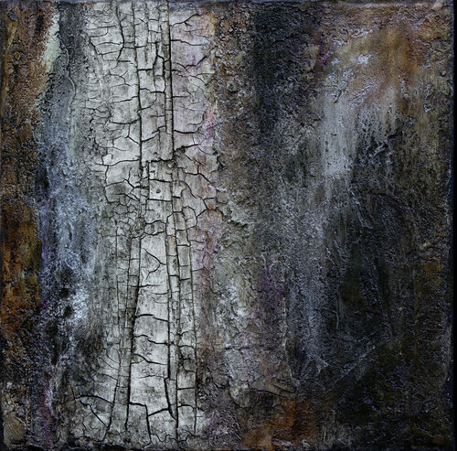 Ein Hauch von Lila 2 van Birgit Urlbauer, Schilderij te koop op Singulart