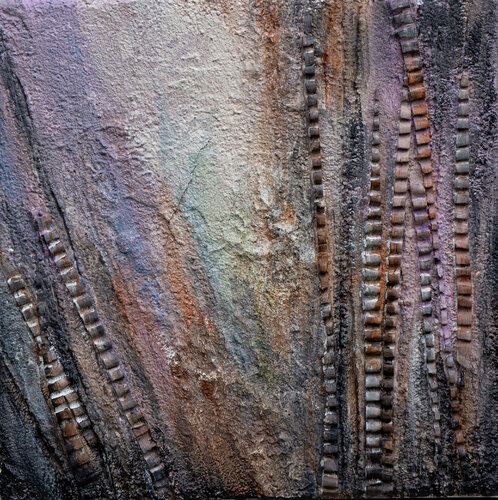 Ein Hauch von Lila 4 van Birgit Urlbauer, Schilderij te koop op Singulart