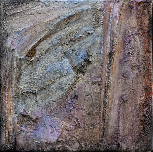 Ein Hauch von Lila 5 van Birgit Urlbauer, Schilderij te koop op Singulart