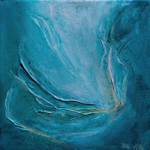 Wassertanz 1 van Birgit Urlbauer, Schilderij te koop op Singulart