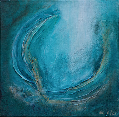 Wassertanz 2 van Birgit Urlbauer, Schilderij te koop op Singulart