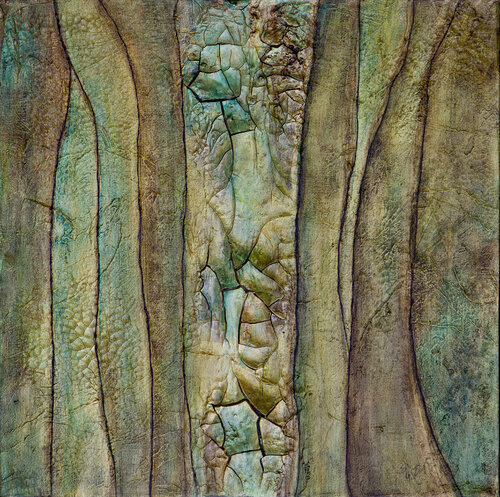 Türkistöne by Birgit Urlbauer, Painting for Sale on Singulart