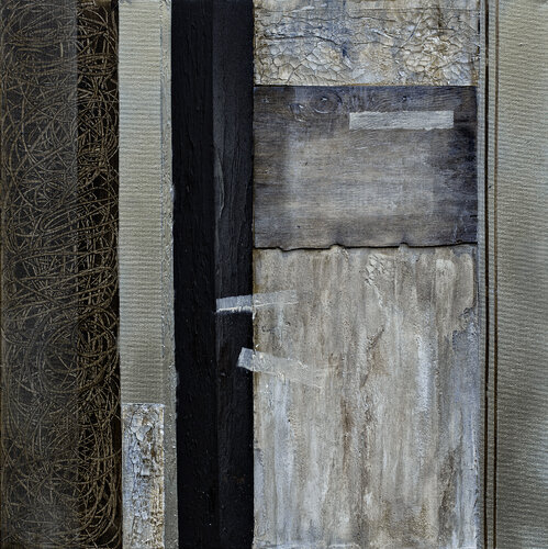 Silberserie Nr.3 van Birgit Urlbauer, Schilderij te koop op Singulart