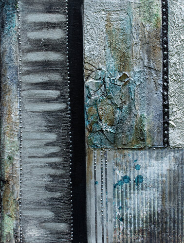 Silberserie Nr.7 van Birgit Urlbauer, Schilderij te koop op Singulart