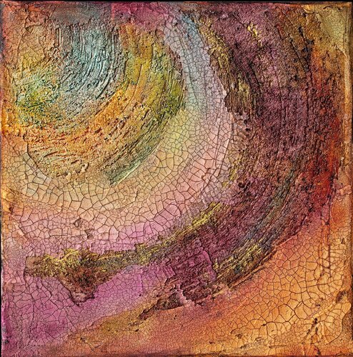 Tanzende Herbstblätter di Birgit Urlbauer, Pittura in vendita su Singulart