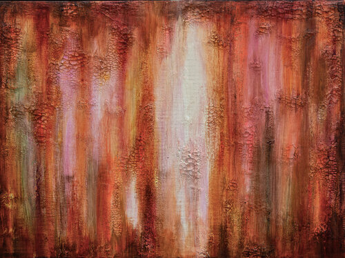 Im Herbstwald di Birgit Urlbauer, Pittura in vendita su Singulart