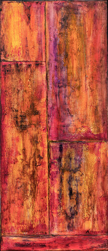 Gemaltes Brett ll di Birgit Urlbauer, Pittura in vendita su Singulart