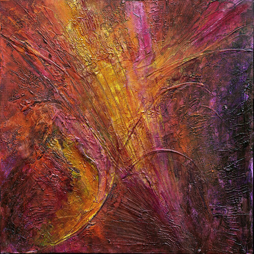 Sommerblume di Birgit Urlbauer, Pittura in vendita su Singulart