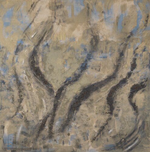 "The low tide reveals it" von Günther Baechler, Malerei kaufen auf Singulart