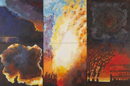 "The world is aflame" Günther Baechler