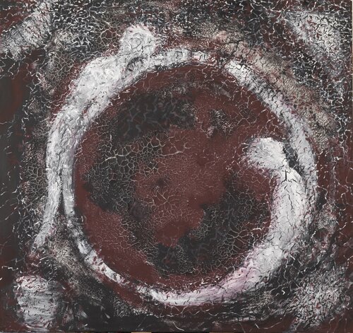 Circular interdependence (cosmic dancers) von Günther Baechler, Malerei kaufen auf Singulart