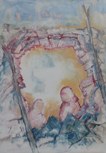 Überlebt ! van Günther Baechler, Schilderij te koop op Singulart