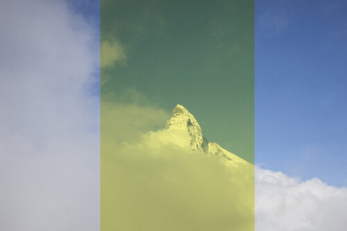 Matterhorn Collage III by Geraldine Haas, 사진 for Sale on Singulart
